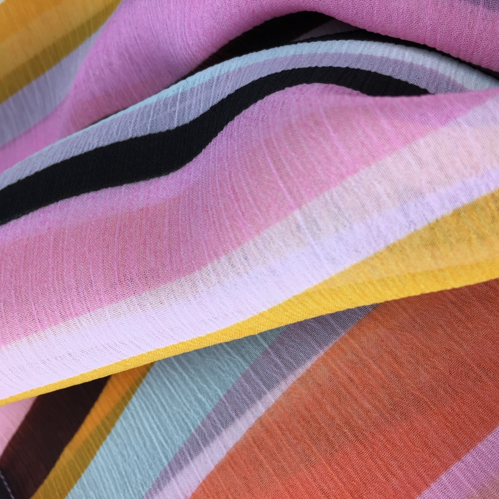 La Blanca by Rod Beattie Multi Stripe Scarf/ Wrap
